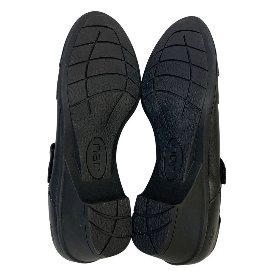New JBU Womens Size 9 Black 1.5" Heel Ankle Bootie Round Toe Comfort Shoes