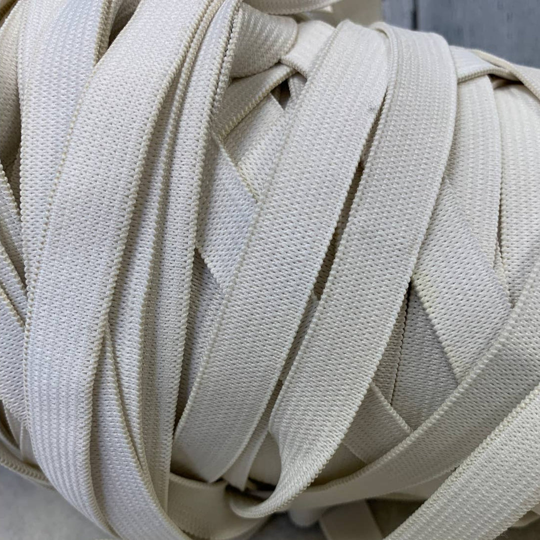 2 Yards Vintage Woven 1/2" Elastic Remnant Craft Sewing Clothing Supply