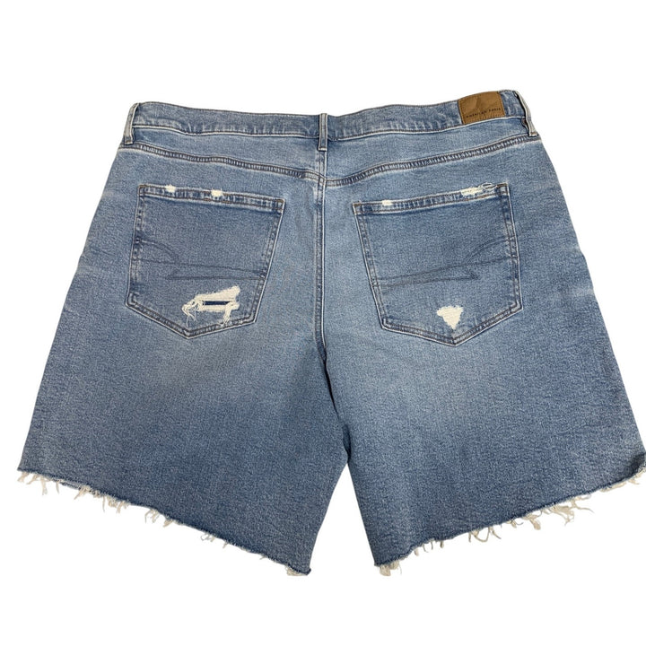 New American Eagle Womens Size 18 Perfect Bermuda Short Jorts Denim Jean Shorts