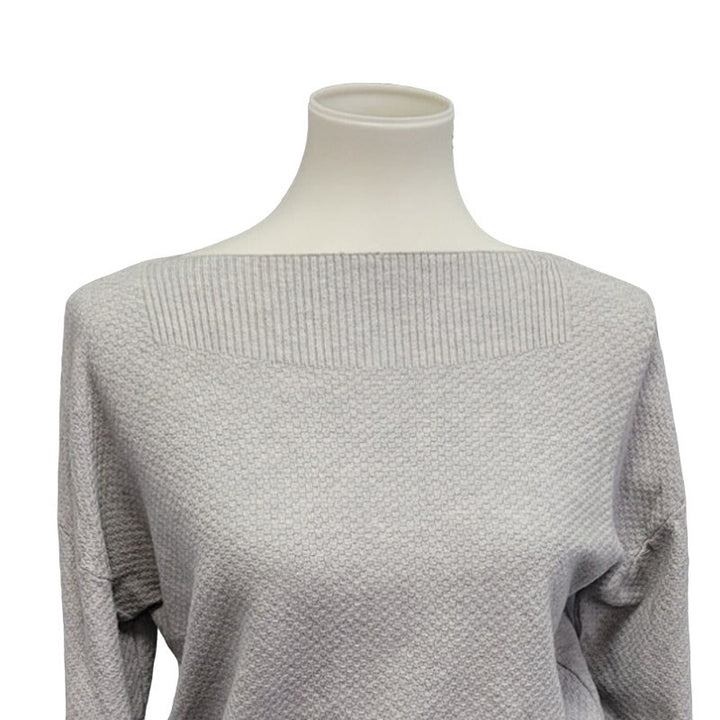 Peyton Primrose Womens Medium PolyNylon Rayon Long Sleeve Boat Neck Sweater