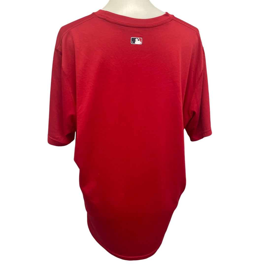 Nike Dri Fit Mens Large Red St Louis Cardinals Baseball Short Sleeve Tee Shirt