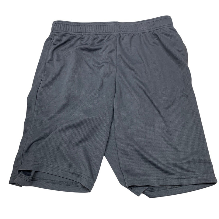 2 New All In Motion Boys XL Orange Gray Long Athletic Sport Mesh Shorts