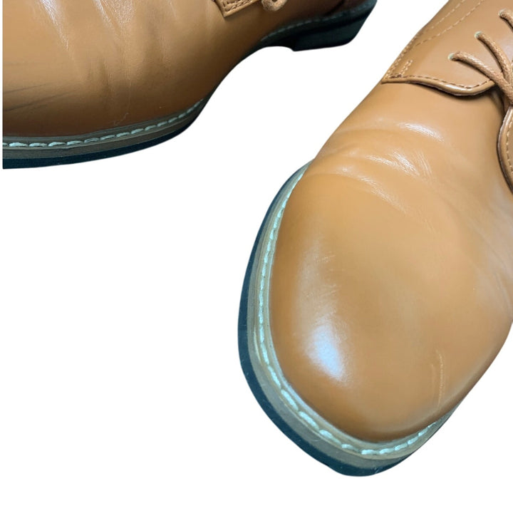 Silent Care Mens Size 9 Chestnut Brown Lace Up Classic Oxford Formal Shoes
