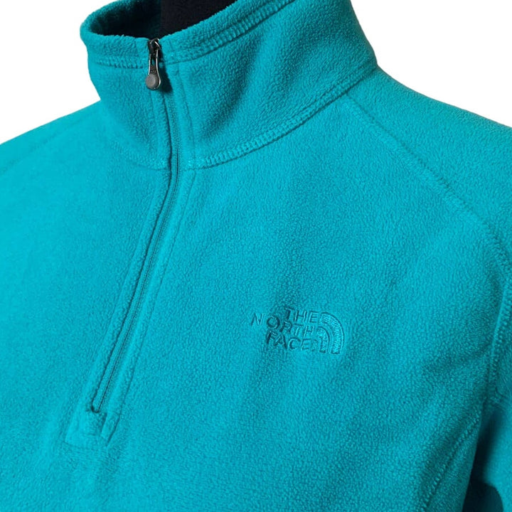 The North Face Womens Medium 1/4 Zip Polartec Long Sleeve Fleece Pullover Top