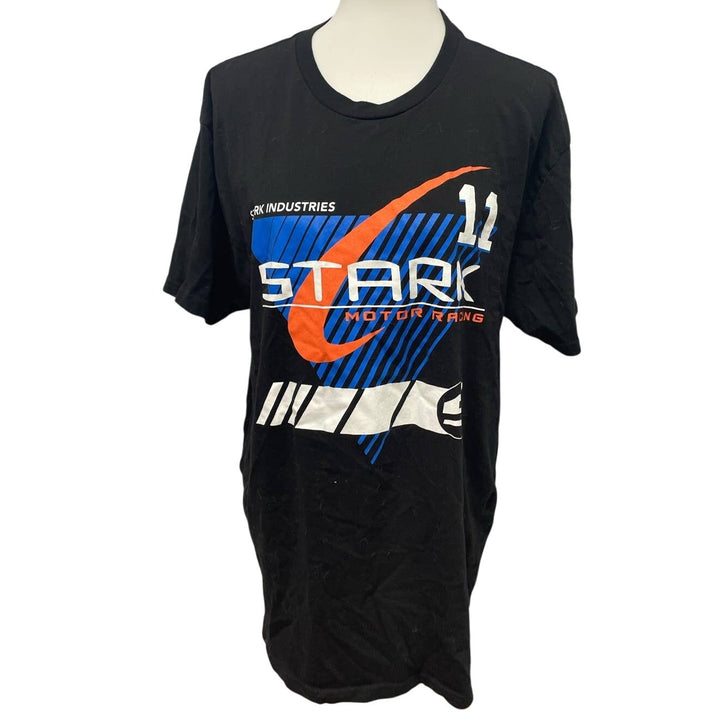 Rock Me Apparel Mens XL Stark Industries Motor Racing 100% Cotton Crew Neck Tee