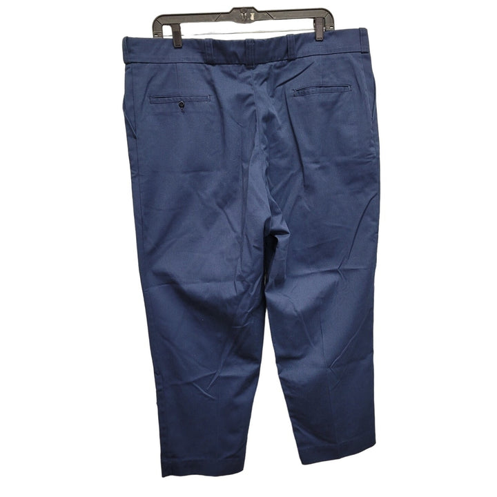 Big Mac Mens 44 X 30 PolyCotton Flat Front Permanent Press Hemmed Dress Pants