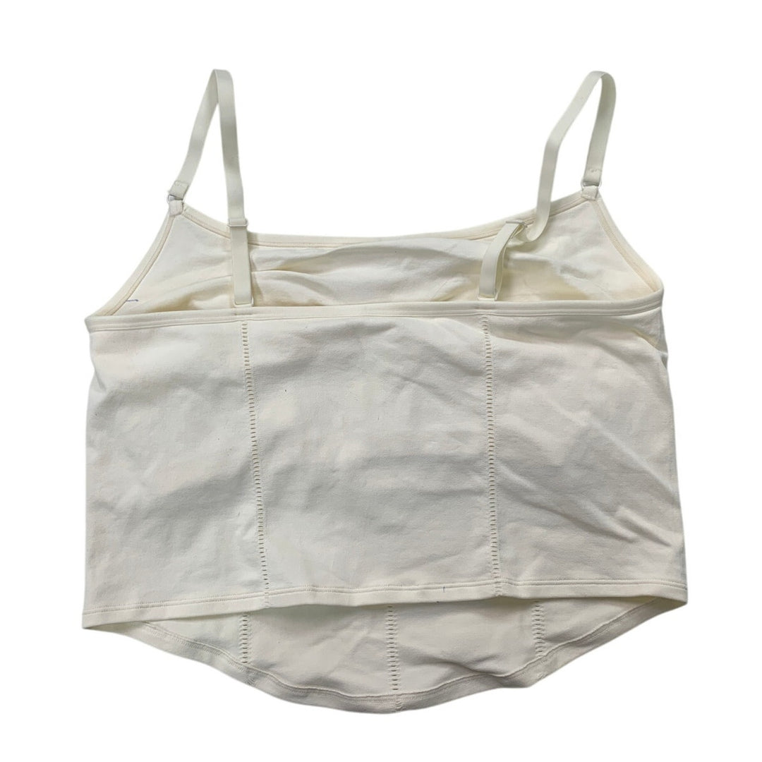 New Aerie Womens XXL Soft Muslin Off White Superchill Seamless Corset Bra Top