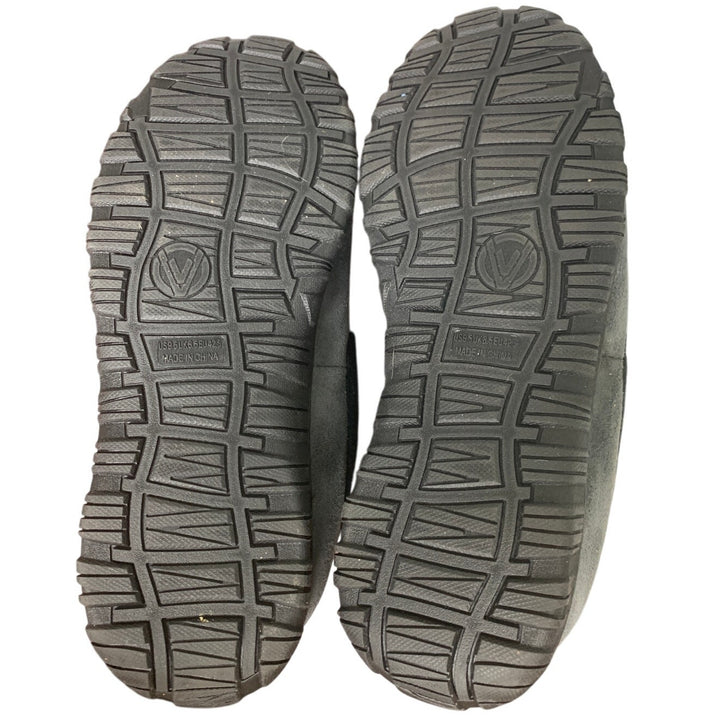 Mixin Mens Size 9.5 Gray Super Soft Slide On Moccasins Indoor Outdoor Slippers