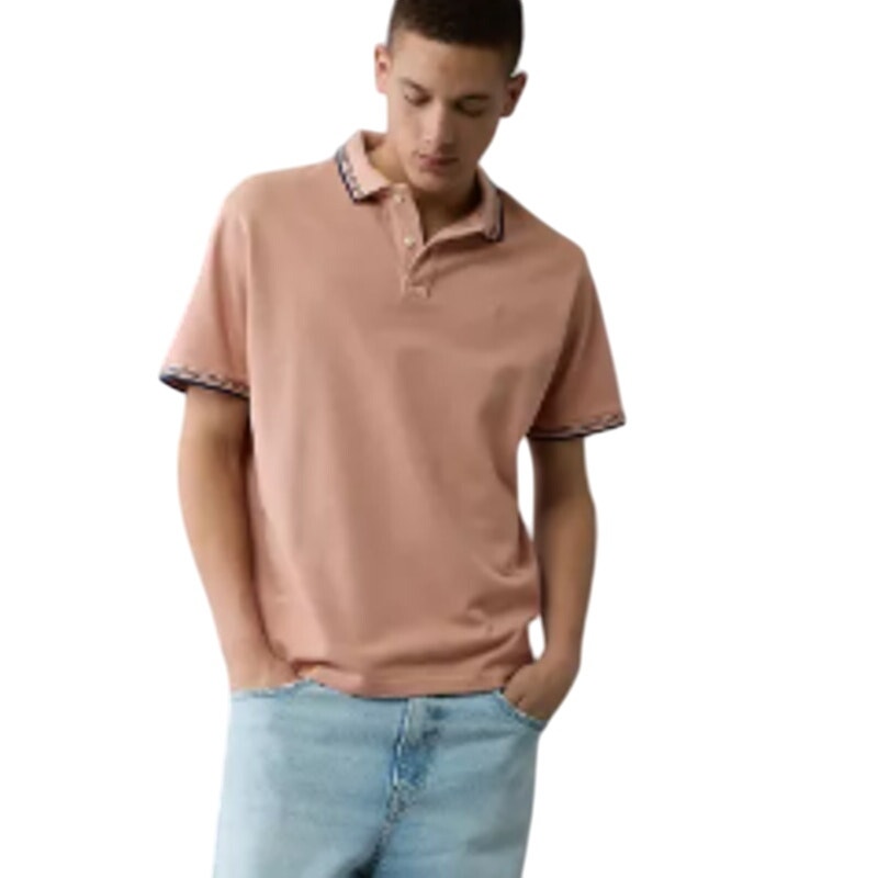 2 New American Eagle Mens Medium Standard Fit Collared Short Sleeve Polo Shirts