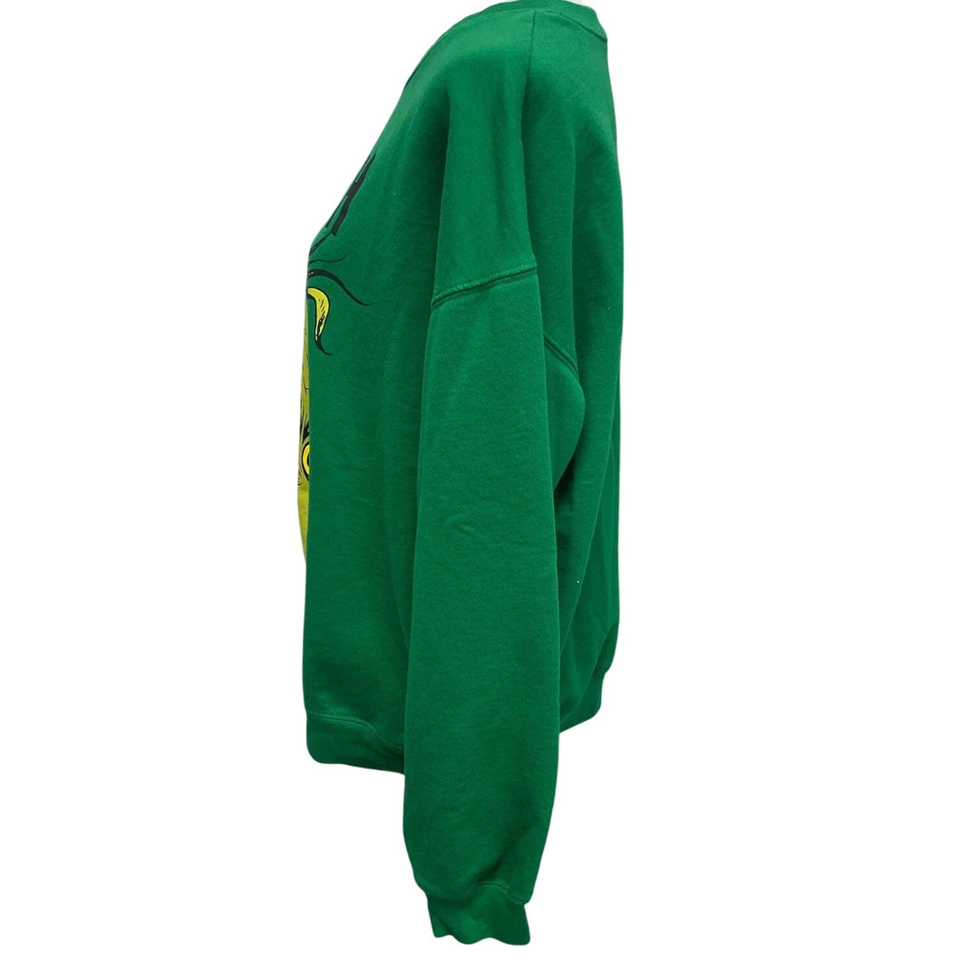 Dr Suess The Grinch Womens XL Christmas Long Sleeve Crew Neck Sweatshirt