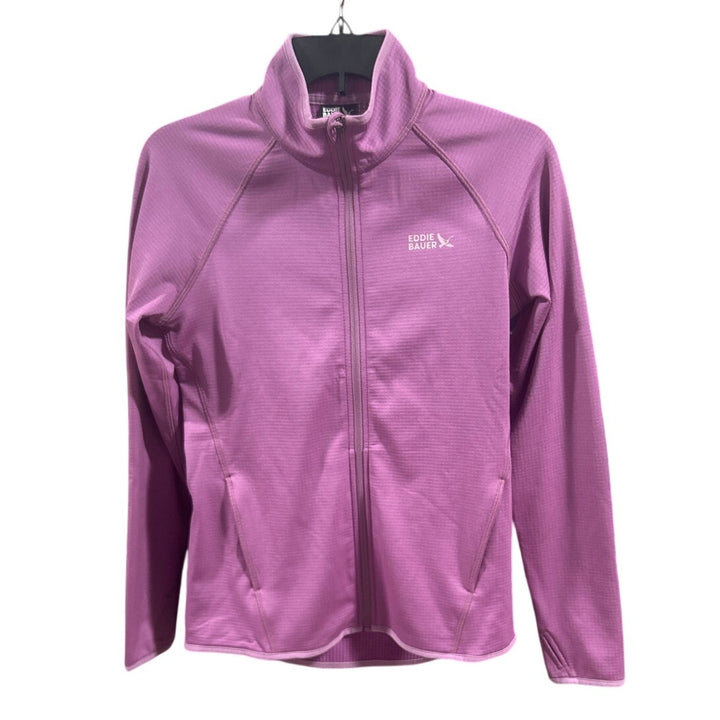 New Eddie Bauer Womens XS Dusty Purple Activator Grid Full Zip Athletic Jacket
