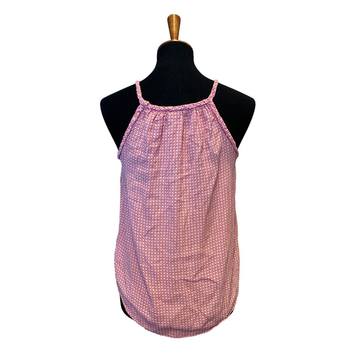 GAP Loft 2 XS Sleeveless Striped Geometric Pattern Summer Tank Tops Blouses