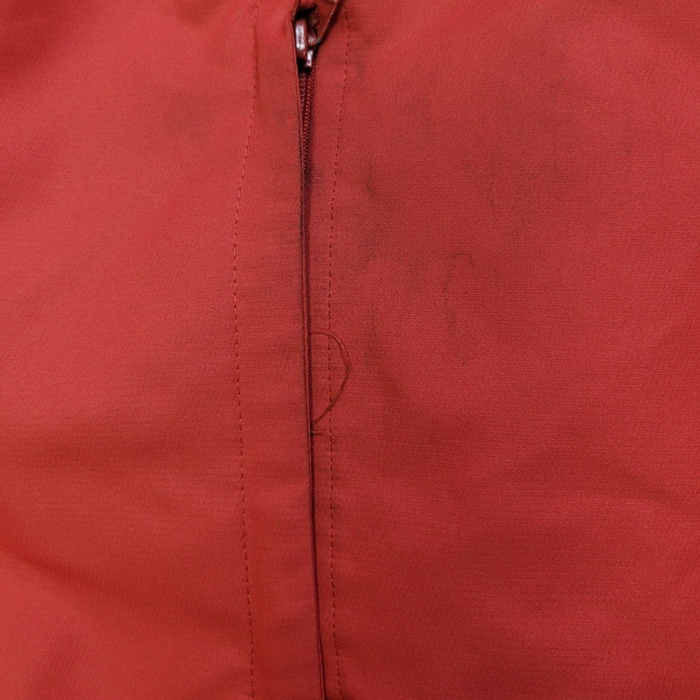 Badger Sport Mens 2XL Red Long Sleeve Full Zip Athletic Wind Breaker Jacket