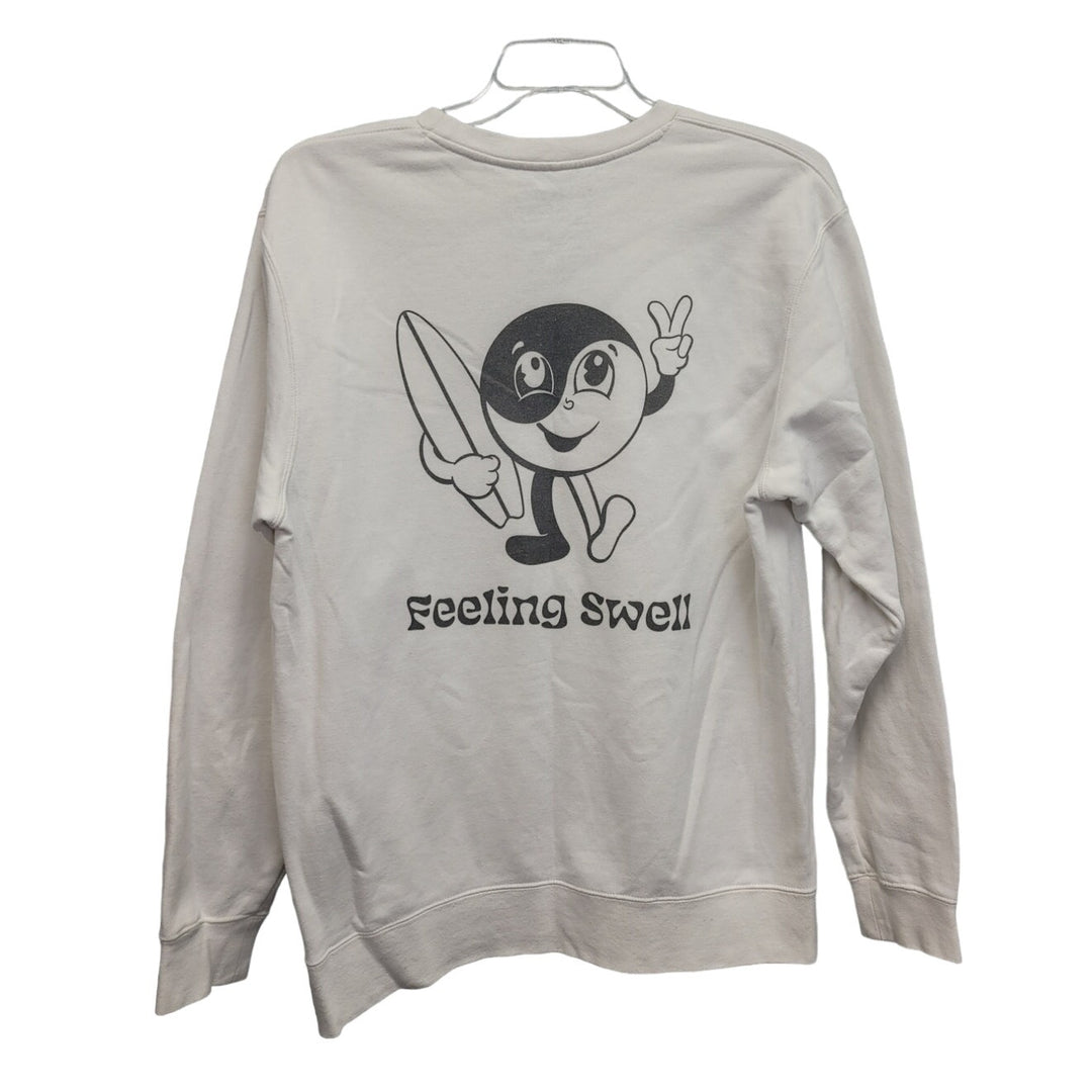 Feeling Swell Mens Large PolyCotton Long Sleeve Crew Neck Pullover Sweatshirt