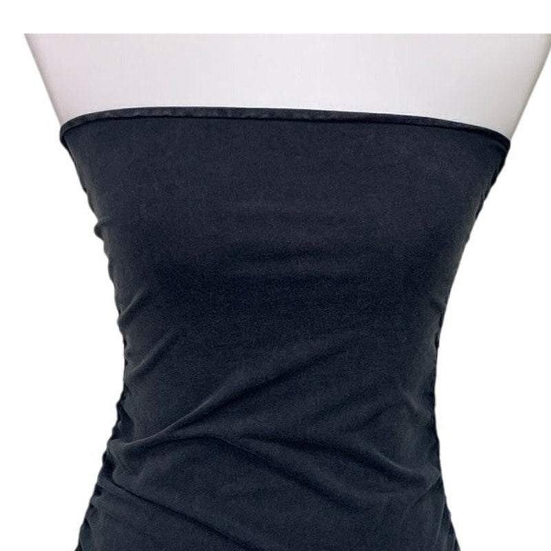 New OFFLINE By Aerie Womens XXS Black Weathered Strapless Sunlight Mini Dress