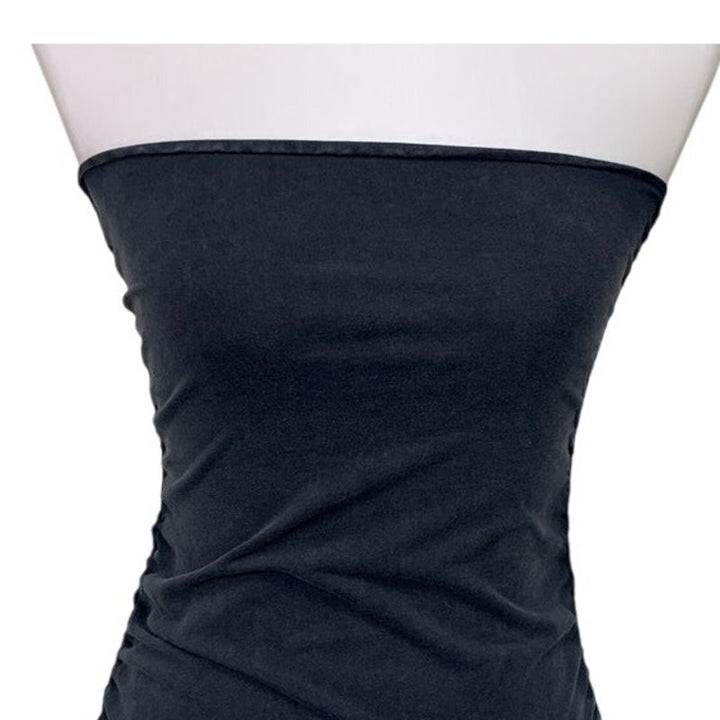 New OFFLINE By Aerie Womens XXS Black Weathered Strapless Sunlight Mini Dress