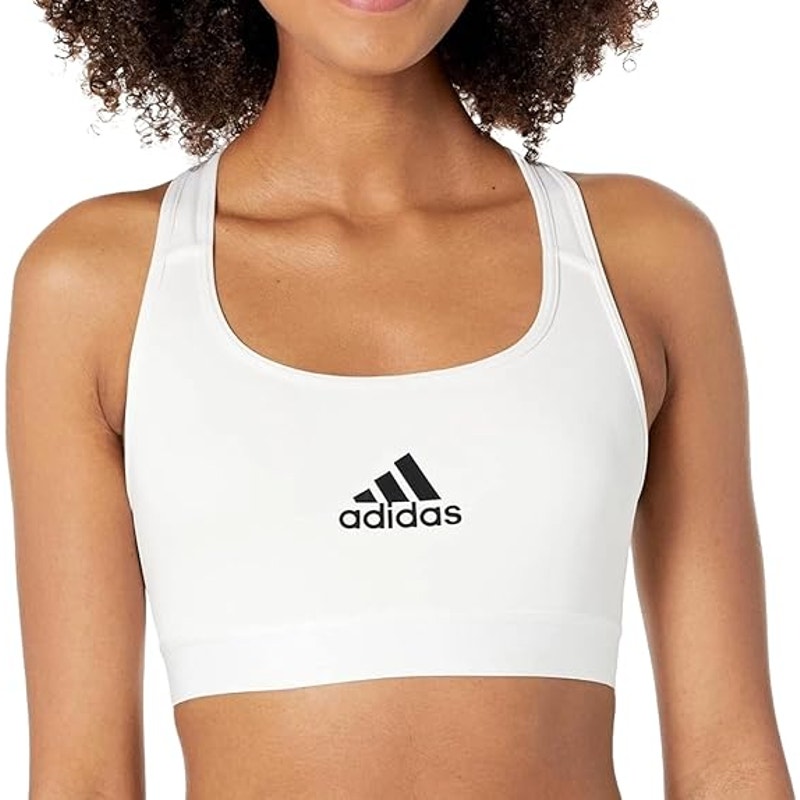 NWT New Adidas Womens Large Power React Training Padded Medium Support Bra