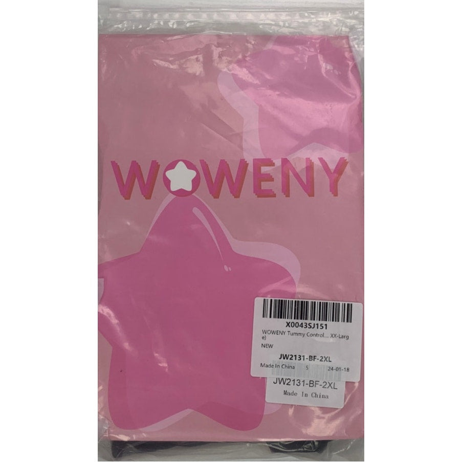 2 NWT New Woweny Womens 2XL PolySpandex Tummy Control Shapewear Briefs Underwear