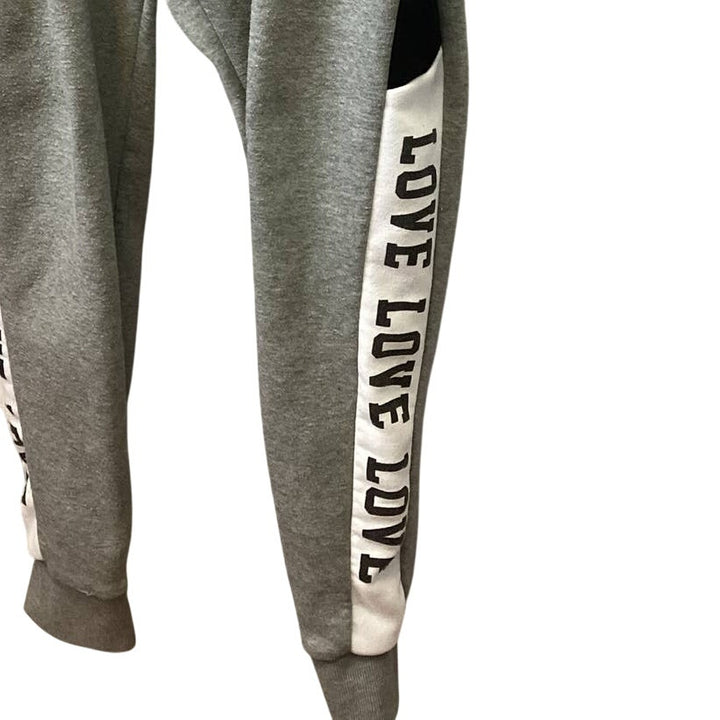 Bobbie Brooks Plus Size 2X Love Love Love Drawstring Elastic Waist Sweatpants