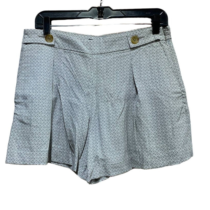 Banana Republic Size 6 100% Rayon Pleated Shorts Skort w Button Detail