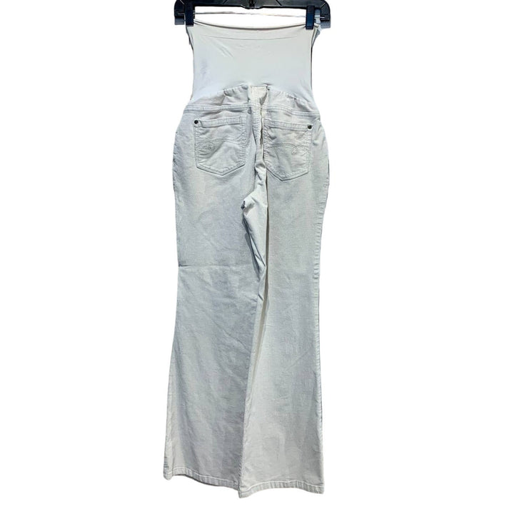 Motherhood Maternity Large Secret Fit Belly Stretch Panel Tan Corduroy Pants