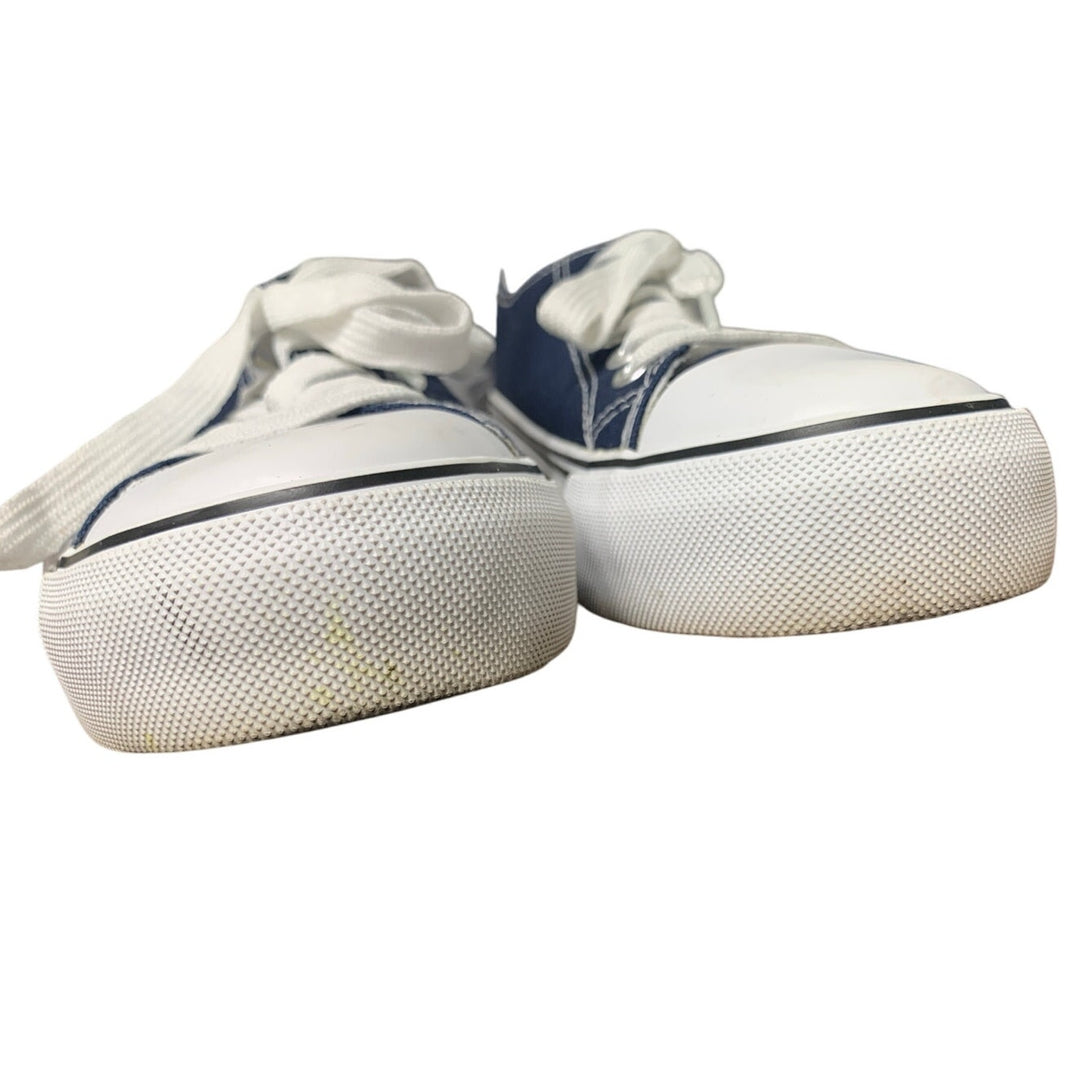 ZGR Womens Size 7 Navy Blue Canvas Lace Up Classic Low Top Casual Sneaker Shoes