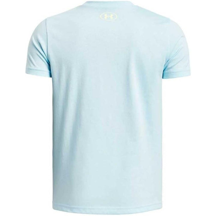 NWT New Under Armour Boys Small Boxed Ombre Logo Short Sleeve Tee Shirt