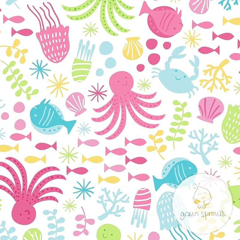 New Green Sprouts Babys 4T Sea Pals Side Snap Reusable Swimsuit Swim Diaper