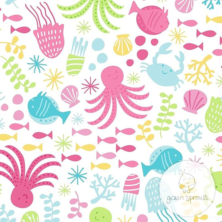 New Green Sprouts Babys 4T Sea Pals Side Snap Reusable Swimsuit Swim Diaper