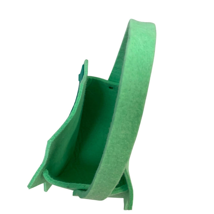 Target Childrens Green Felt Triceratops Dinosaur Bowtie Decorative Easter Basket
