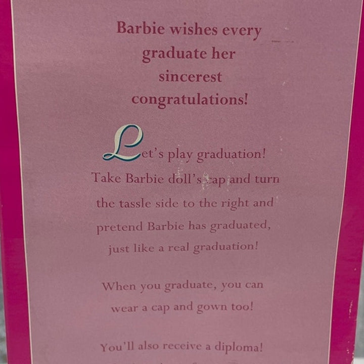 Vintage Class of 1998 Limited Edition Graduation Barbie in Original Damaged Box
