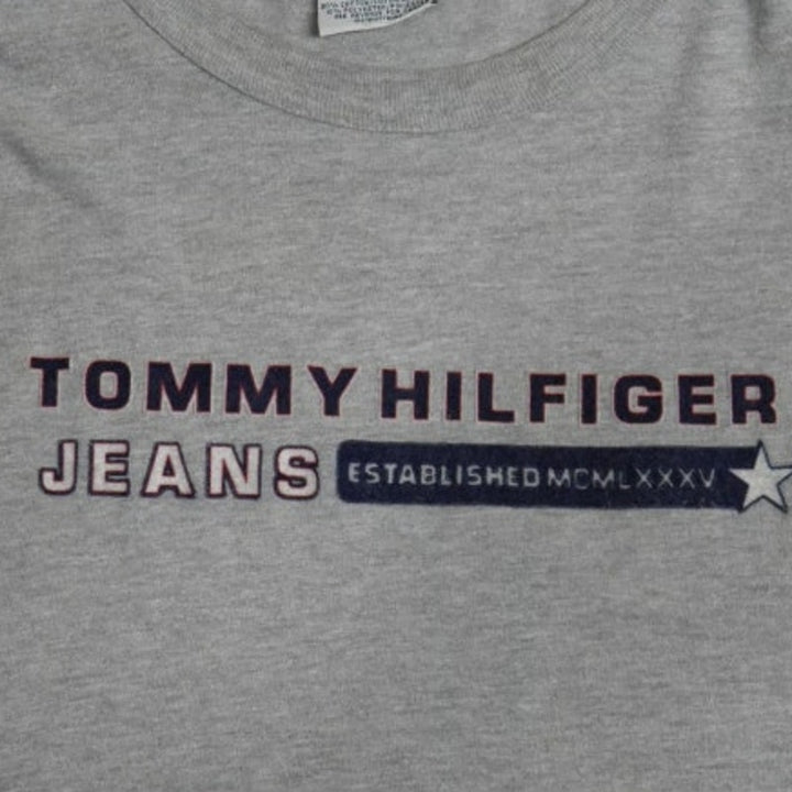 Vintage Tommy Hilfiger Mens Large Sleeveless PolyCotton Tank Top Made In The USA