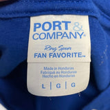 Womens Large Fat Cat In Box Crew Neck Short Sleeve Cotton Blend Tee Shirt