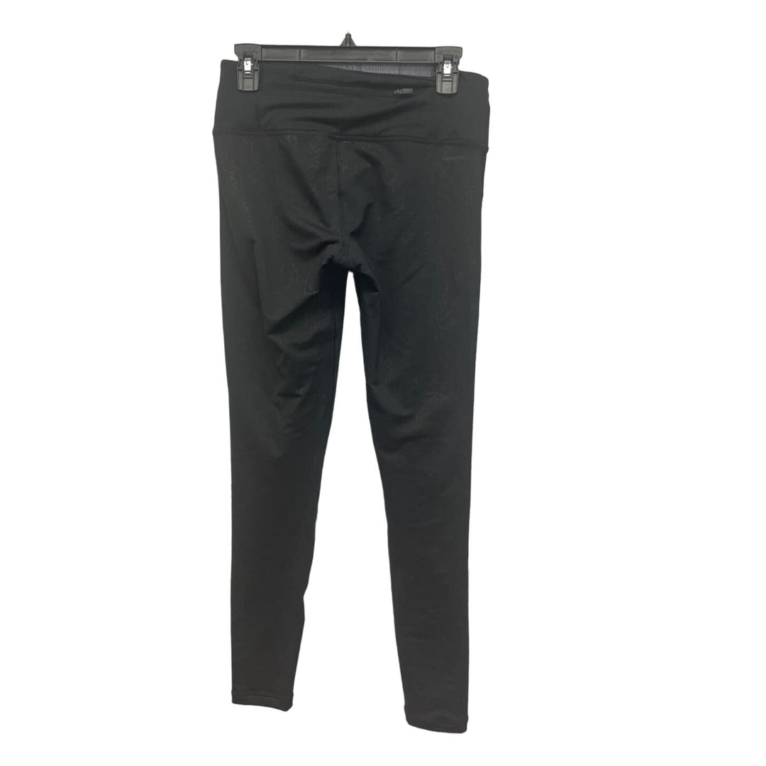 Adidas Womens Medium Climalite Polyester Blend Long Pull On Black Leggings