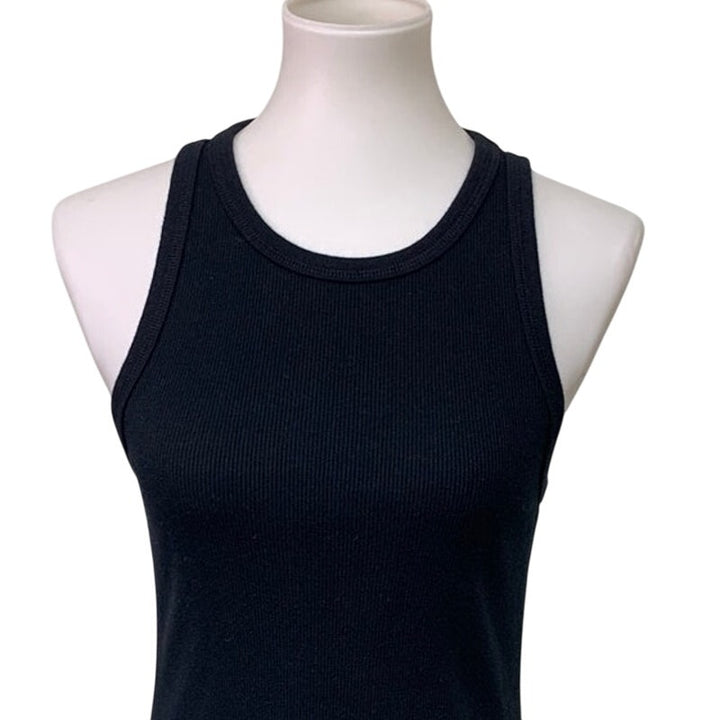 New Aerie Womens Medium Black Thin Strap Stretchy Sleeveless Sheath Dress