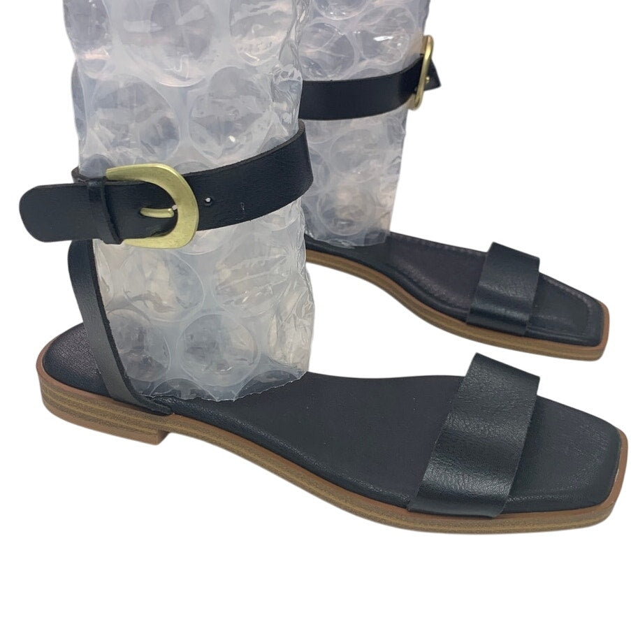 New American Eagle Womens US Size 8 Ankle Wrap Faux Leather Sandals - Sample