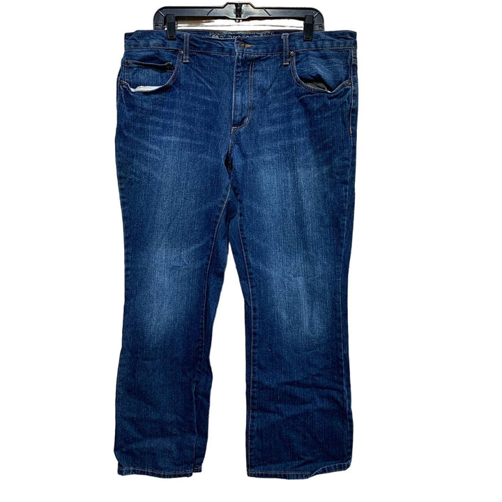 Op Mens 38 X 30 Bootcut Stretch 100% Cotton Medium Wash Denim Blue Jeans