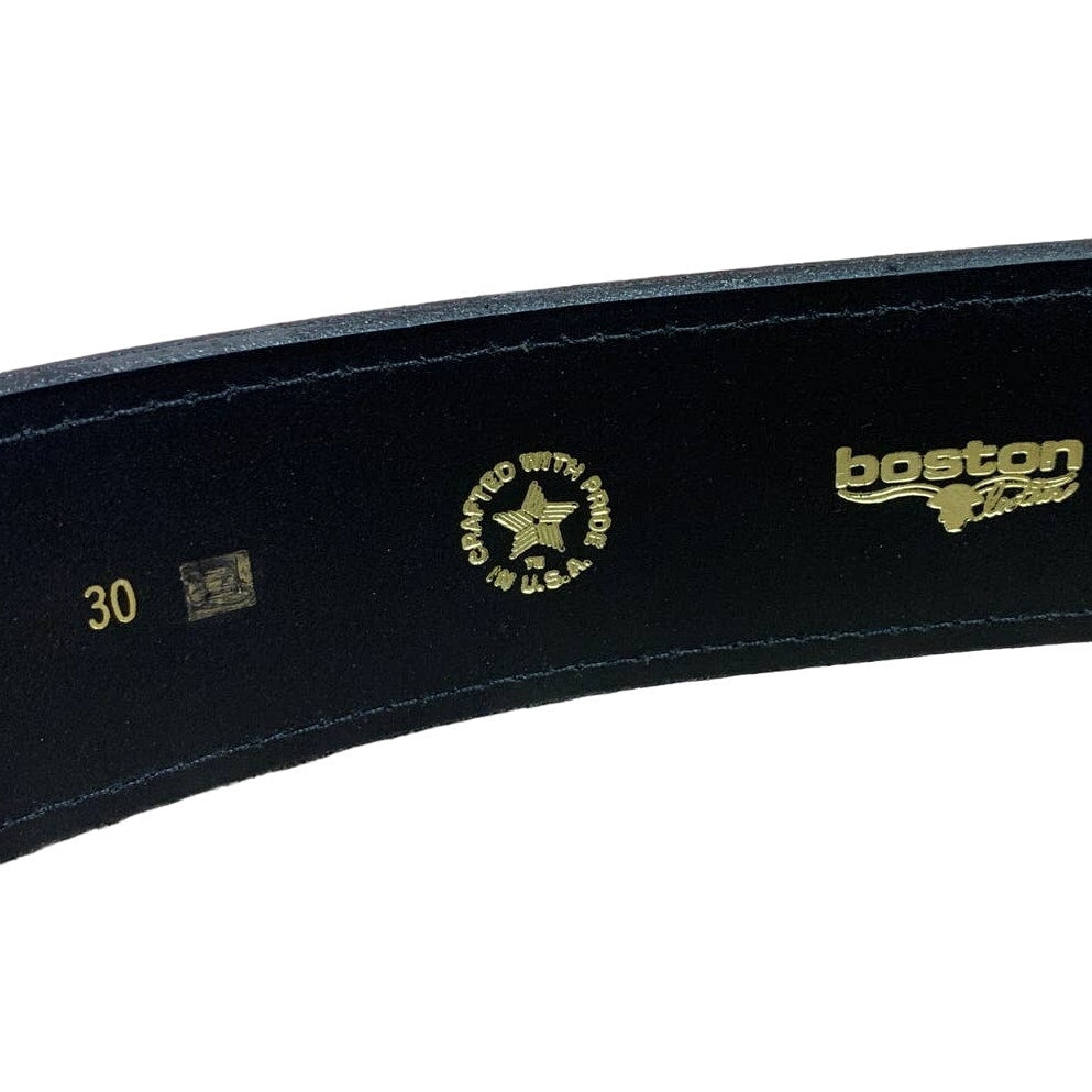 New Boston On Guard Apparel Size 30 Security Guard Made In USA Leather Belt