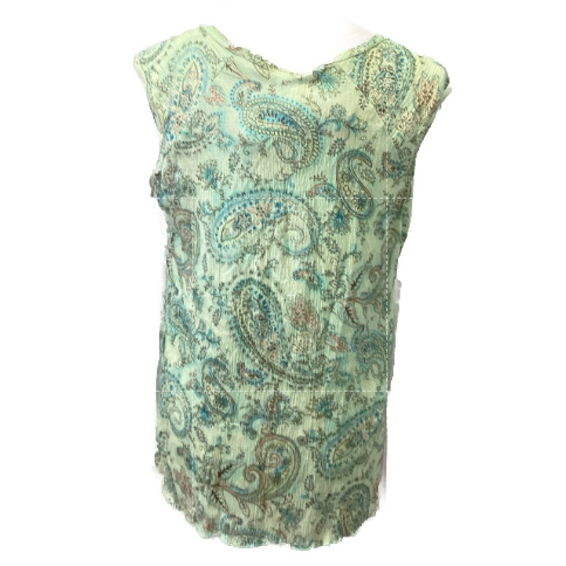 New Bundle of Joy Large Maternity PolyCotton Blend Sleeveless Deep V Blouse Top