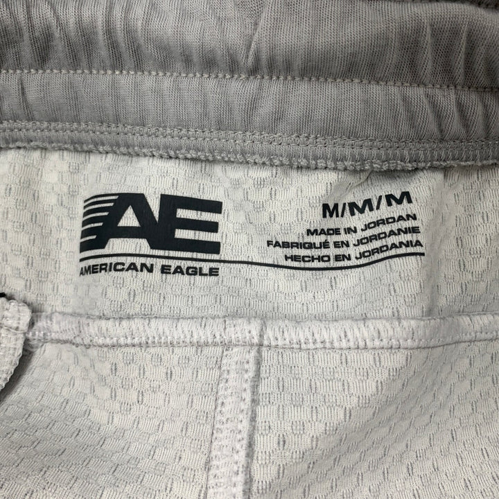 New American Eagle Mens Medium Drawstring Waist Heathered Athletic Shorts
