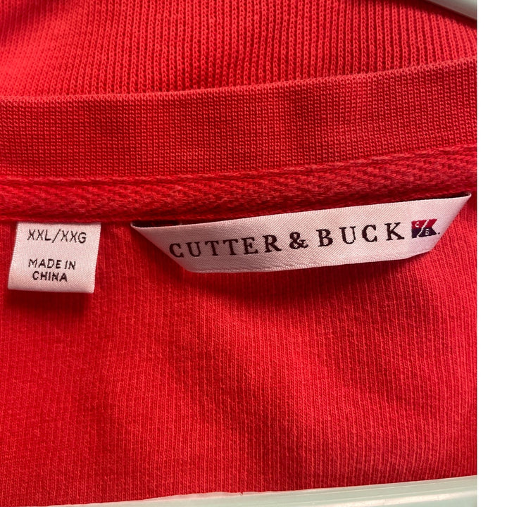 Cutter &amp; Buck Mens XXL 100% Cotton Long Sleeve V Neck Pullover Sweatshirt