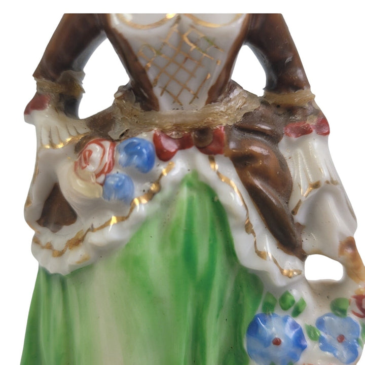2 Collectible Vintage Occupied Japan Porcelain Colonial Man Woman Figurines