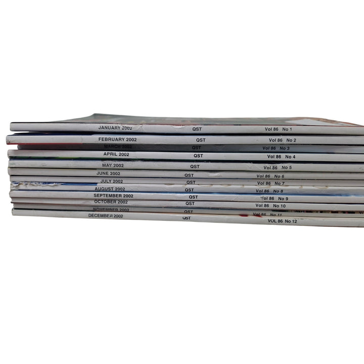 Vintage 2002 QST National Assn Amateur Radio Magazine FULL Year 12 Issues Lot