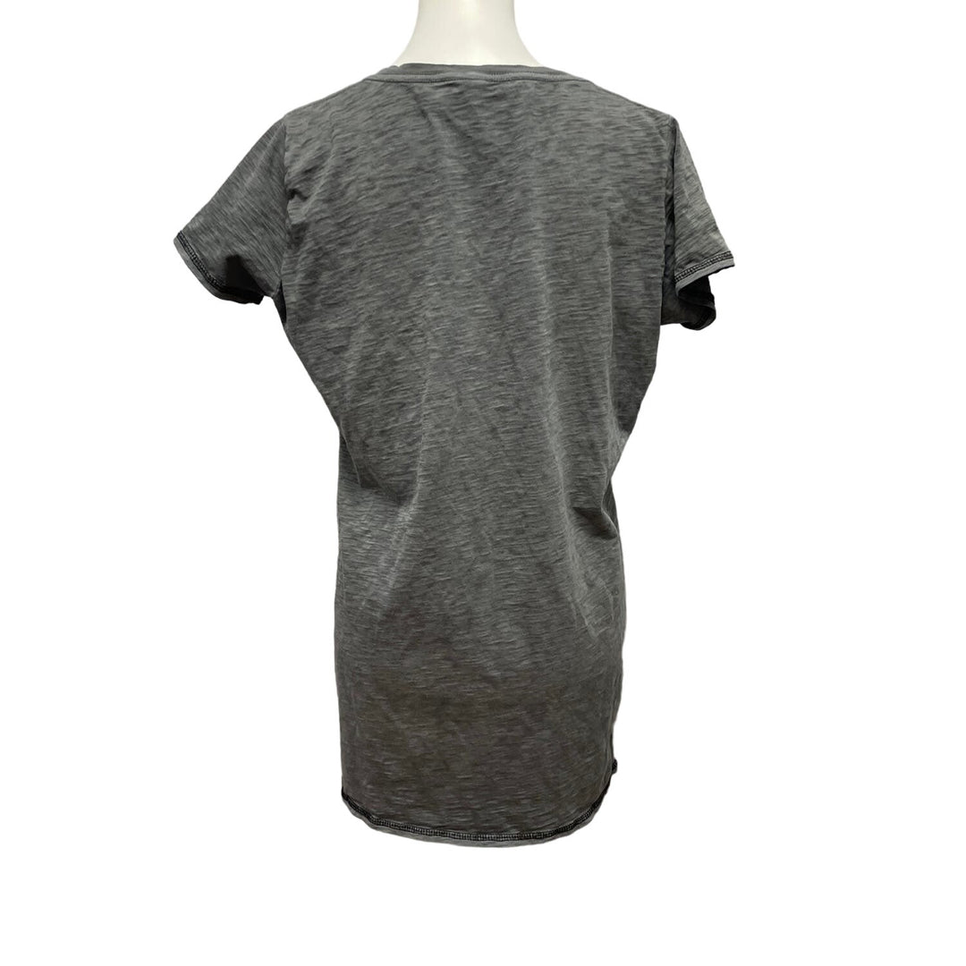Live Love Ouray Womens Medium Elements of Freedom America V-Neck Tee Shirt