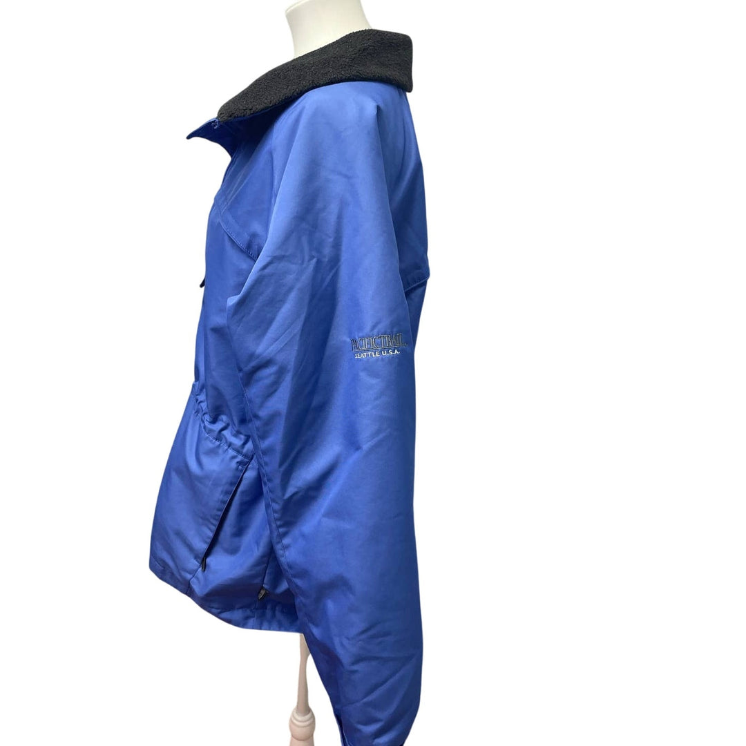 Pacific Trail Womens Large Outdoor Wear Polyester Blend Windbreaker Zipper Coat