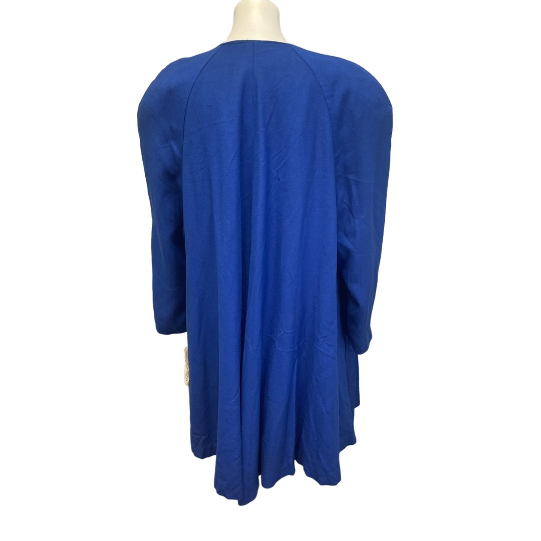 Vintage New Oleg Cassani Womens Size 14 Long Sleeve Padded Shoulder Jacket