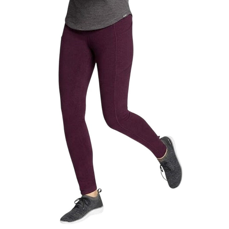 New Eddie Bauer Womens 3X Blackberry Purple Crossover Trail Adventure Leggings