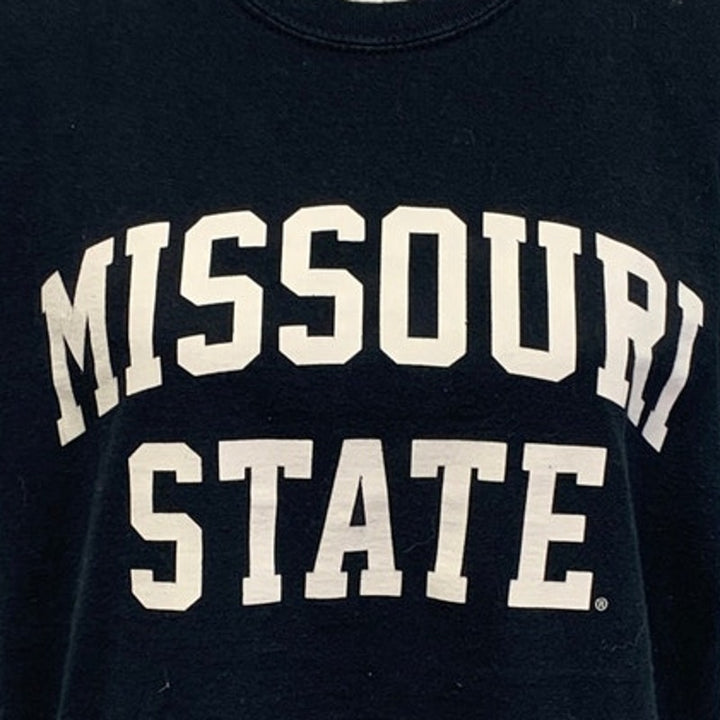 Gildan Mens Large 100% Cotton Missouri State Short Sleeve Crew Neck Tee Shirt