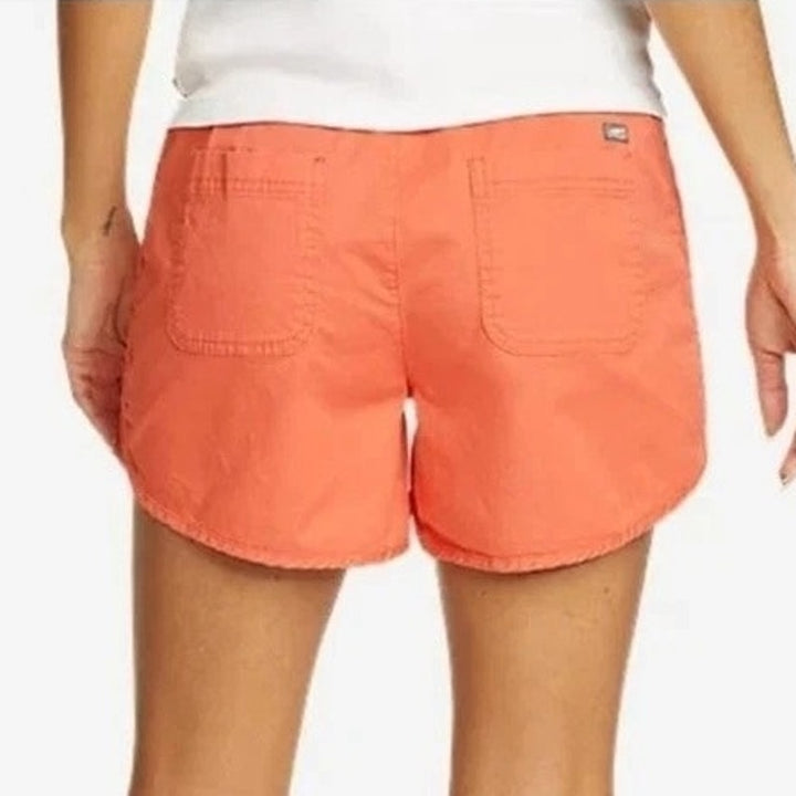 New Eddie Bauer Womens Size 16 Cayenne Aspire Stretch Cotton Pull On Shorts