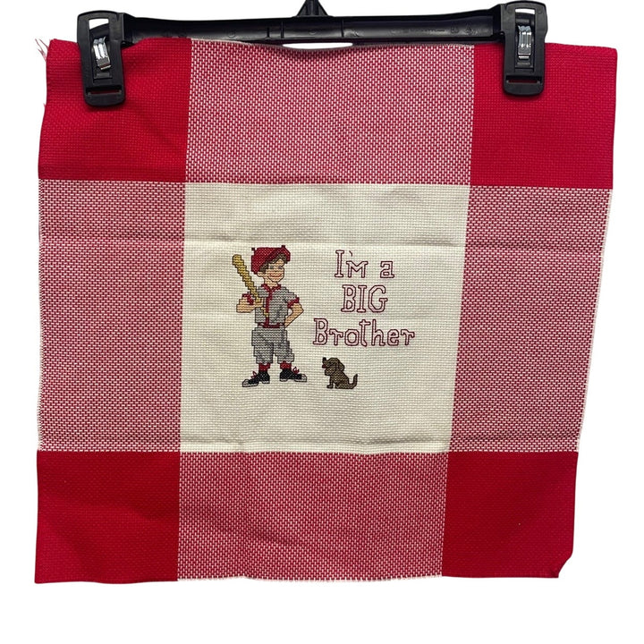 Handmade Cross-Stitch “I&